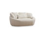 Atelier Del Sofa Midye - Love Seat Sofá de 2 plazas Crema